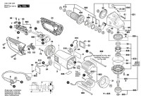 Bosch 3 601 H64 U0A GWS 24-230 JVX Angle Grinder Spare Parts